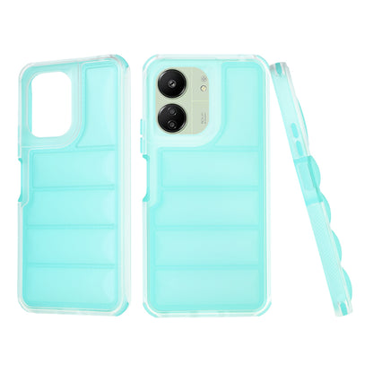 Coque pour Xiaomi Redmi 13C 5G / 13C / Poco C65, Techsuit, Wave Shield, Turquoise