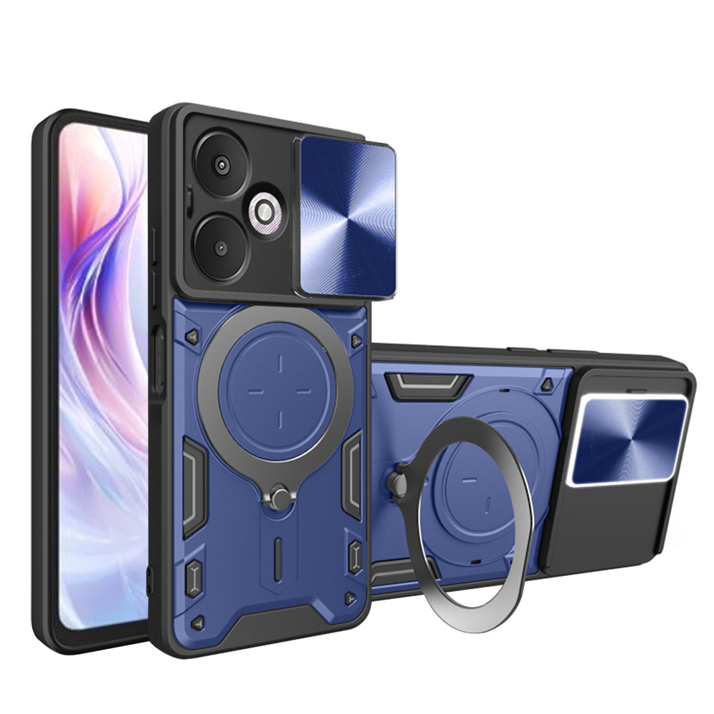 Hülle für Xiaomi Redmi 13C 5G, Techsuit, CamGuard Pro, Blau