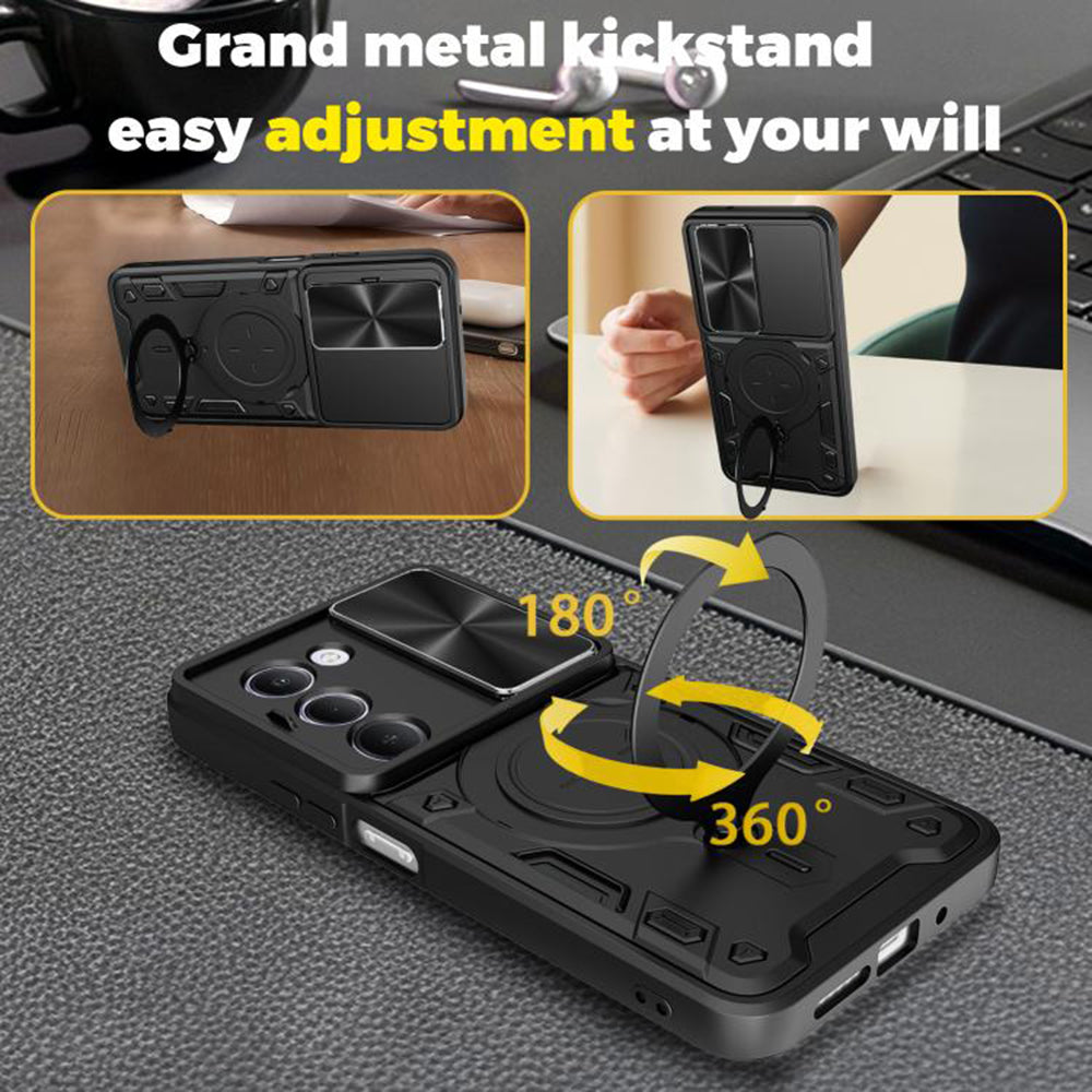 Hülle für Xiaomi Redmi 15 5G / 15 4G, Techsuit, CamGuard Pro, Rot