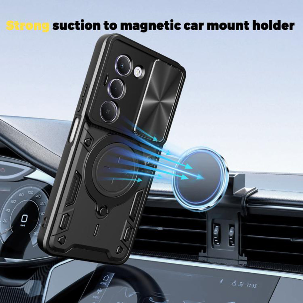 Hülle für Xiaomi Redmi 15 5G / 15 4G, Techsuit, CamGuard Pro, Rot