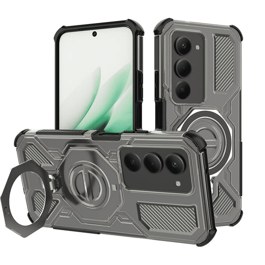 Hülle für Xiaomi Redmi 15 5G / 15 4G, Techsuit, Carbon Shield Pro, Off-Schwarz