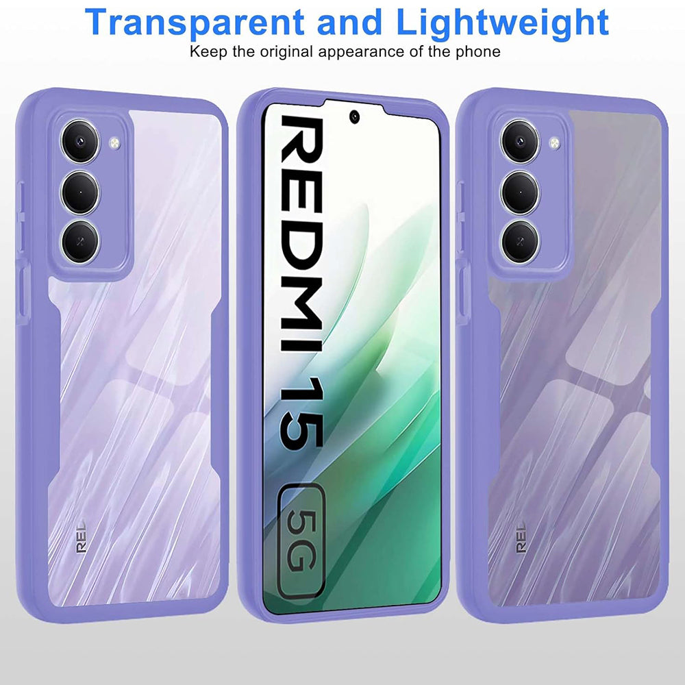 Hülle für Xiaomi Redmi 15 5G / 15 4G, Techsuit, ColorVerse 360, Rosa