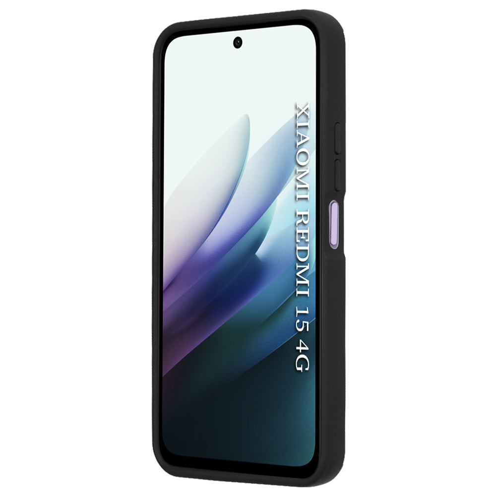 Hülle für Xiaomi Redmi 15 5G / 15 4G, Techsuit, Glinth, Schwarz