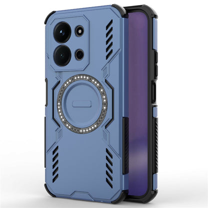 Coque MagSafe pour Xiaomi Redmi 15C 5G / 15C 4G, Techsuit, ArmorMag, Bleue
