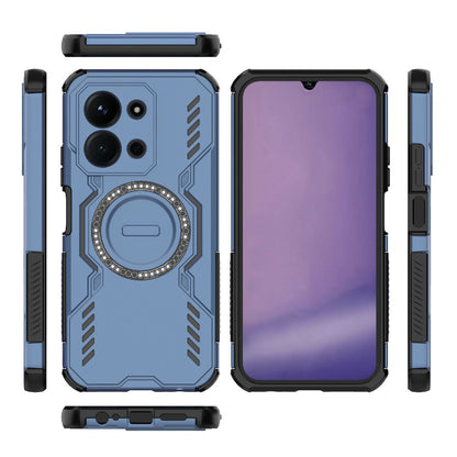 Coque MagSafe pour Xiaomi Redmi 15C 5G / 15C 4G, Techsuit, ArmorMag, Bleue