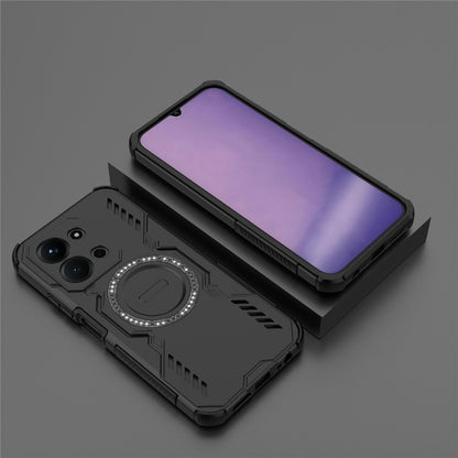 Coque MagSafe pour Xiaomi Redmi 15C 5G / 15C 4G, Techsuit, ArmorMag, Noire