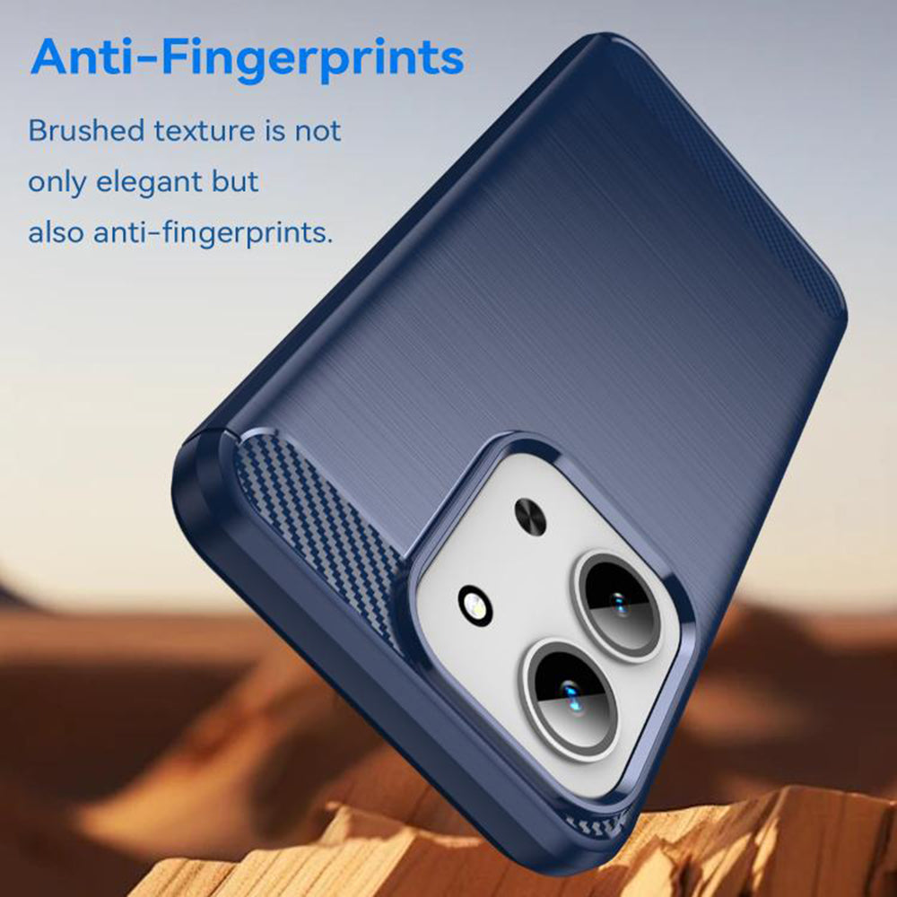 Case for Xiaomi Redmi 15C 5G / 15C 4G, Techsuit, Carbon, Blue