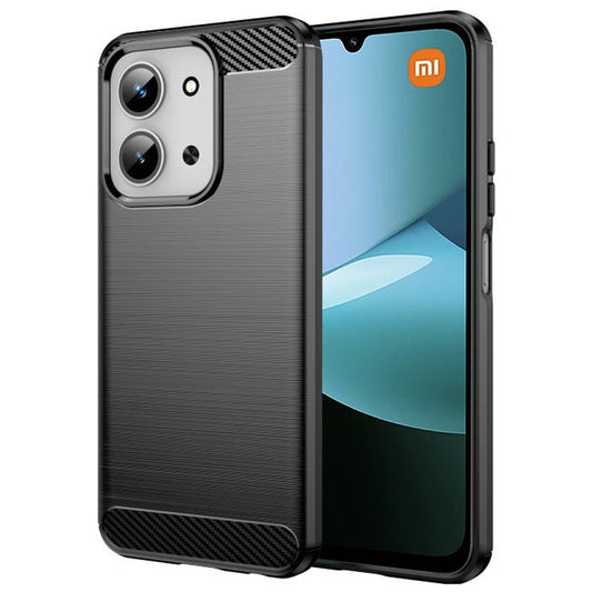 Coque pour Xiaomi Redmi 15C 5G / 15C 4G, Techsuit, Carbone, Noire