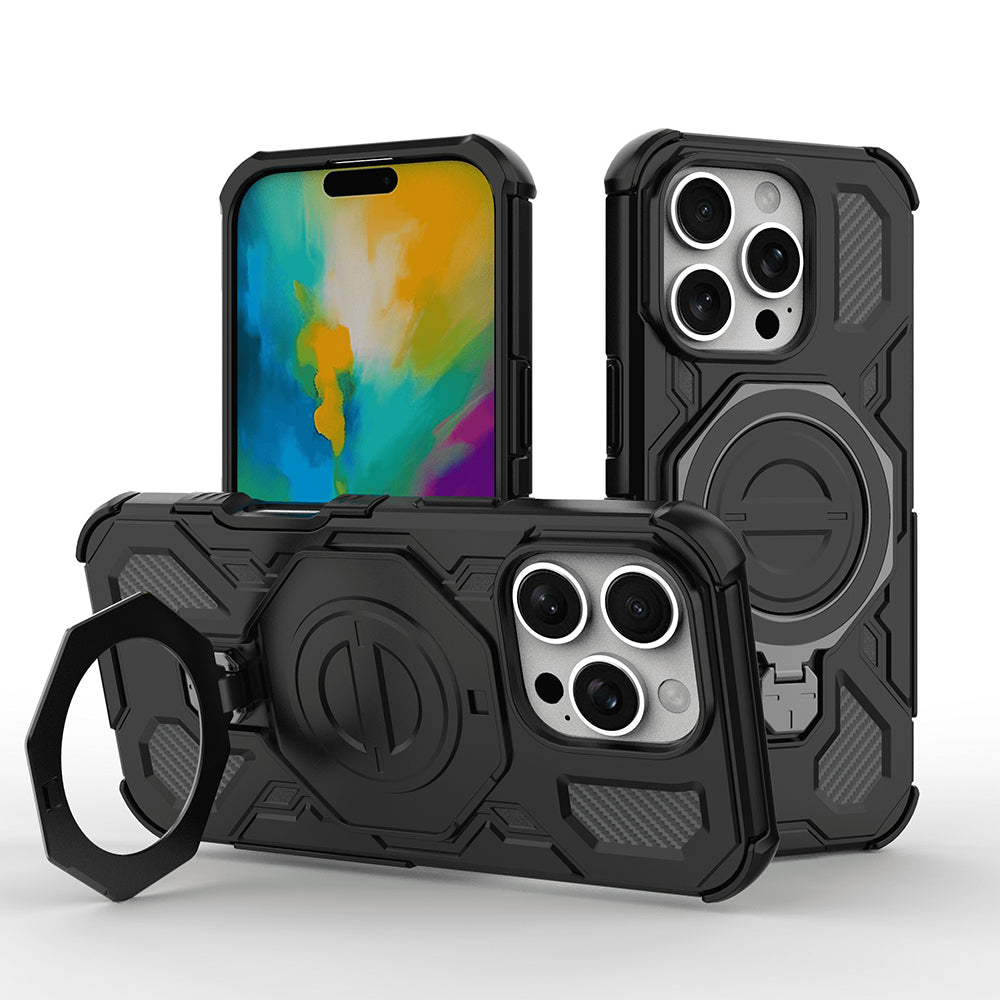 Coque pour Xiaomi Redmi 15C 5G / 15C 4G, Techsuit, Carbon Shield Pro, Noire