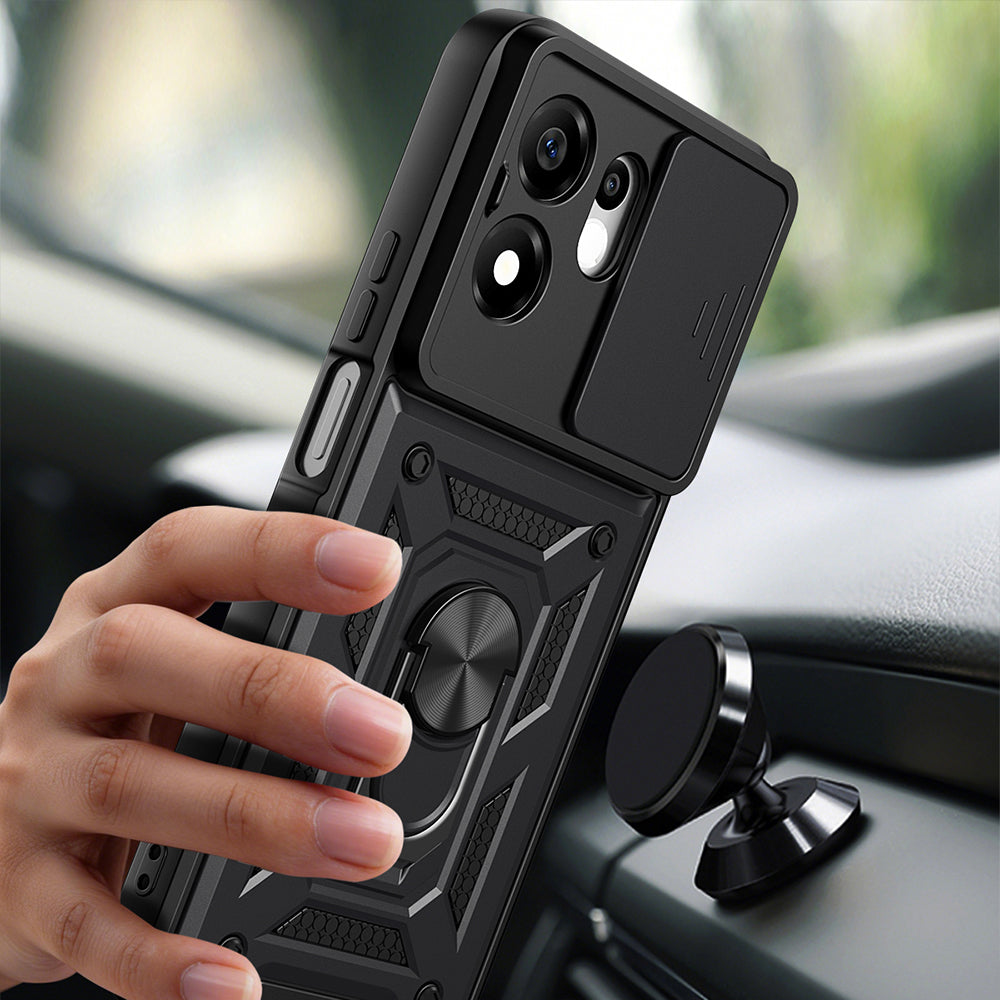 Coque pour Xiaomi Redmi 17 5G / 17 4G, Techsuit, CamShield, Noire