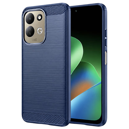 Hülle für Xiaomi Redmi 17 5G / 17 4G, Techsuit, Carbon, Blau