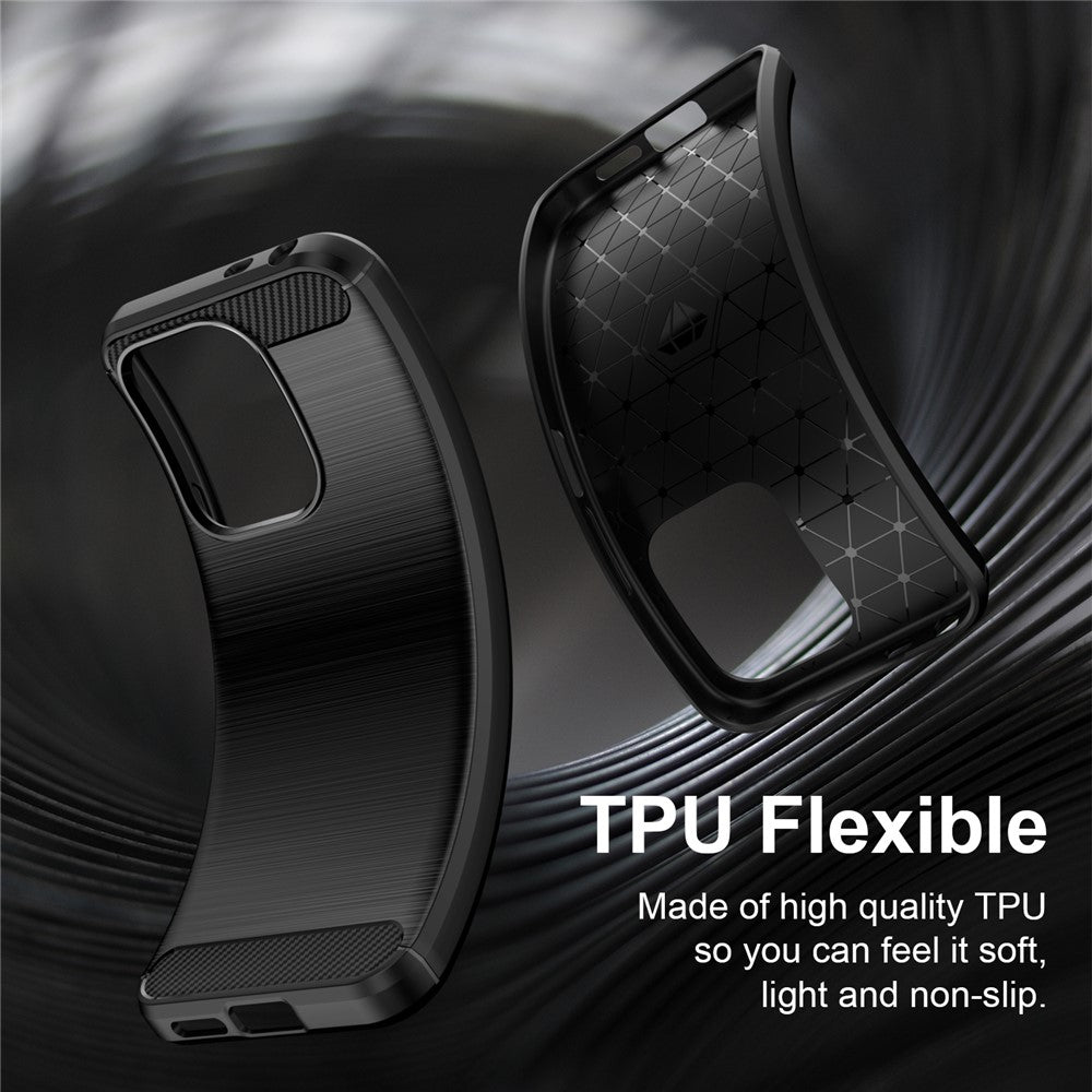 Coque pour Xiaomi Redmi 17 5G / 17 4G, Techsuit, Carbone, Noire