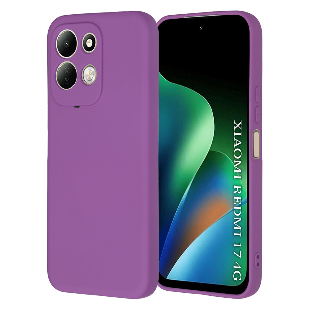 Hülle für Xiaomi Redmi 17 5G / 17 4G, Techsuit, SoftFlex, Lila