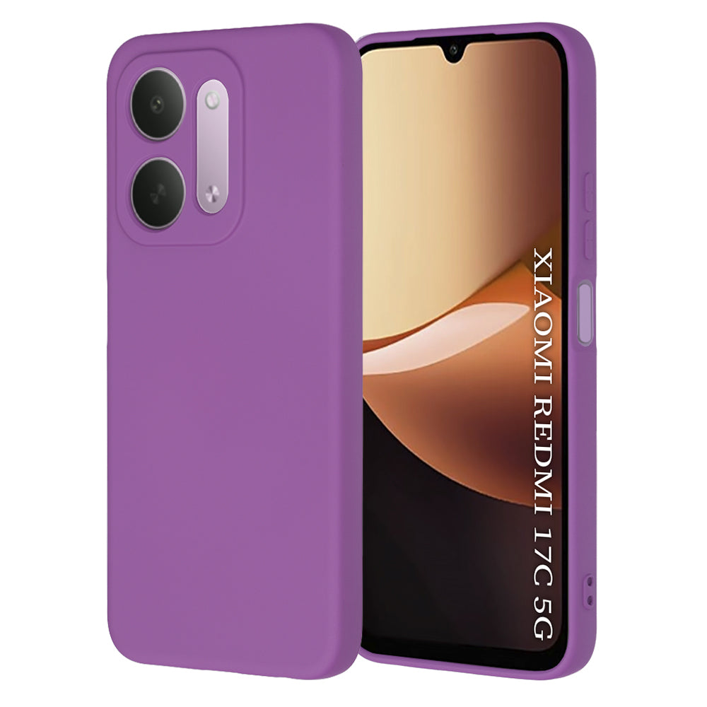 Coque pour Xiaomi Redmi 17C 5G, Techsuit, SoftFlex, violette