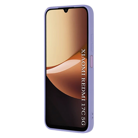 Hülle für Xiaomi Redmi 17C 5G, Techsuit, SoftFlex, Hellviolett