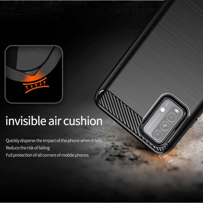 Hülle für Xiaomi Redmi 9 Power / 9T, Techsuit, Carbon, Schwarz