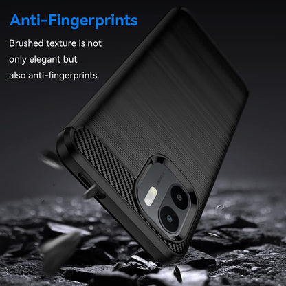 Case for Xiaomi Redmi A2+ / A1+, Techsuit, Carbon, Black