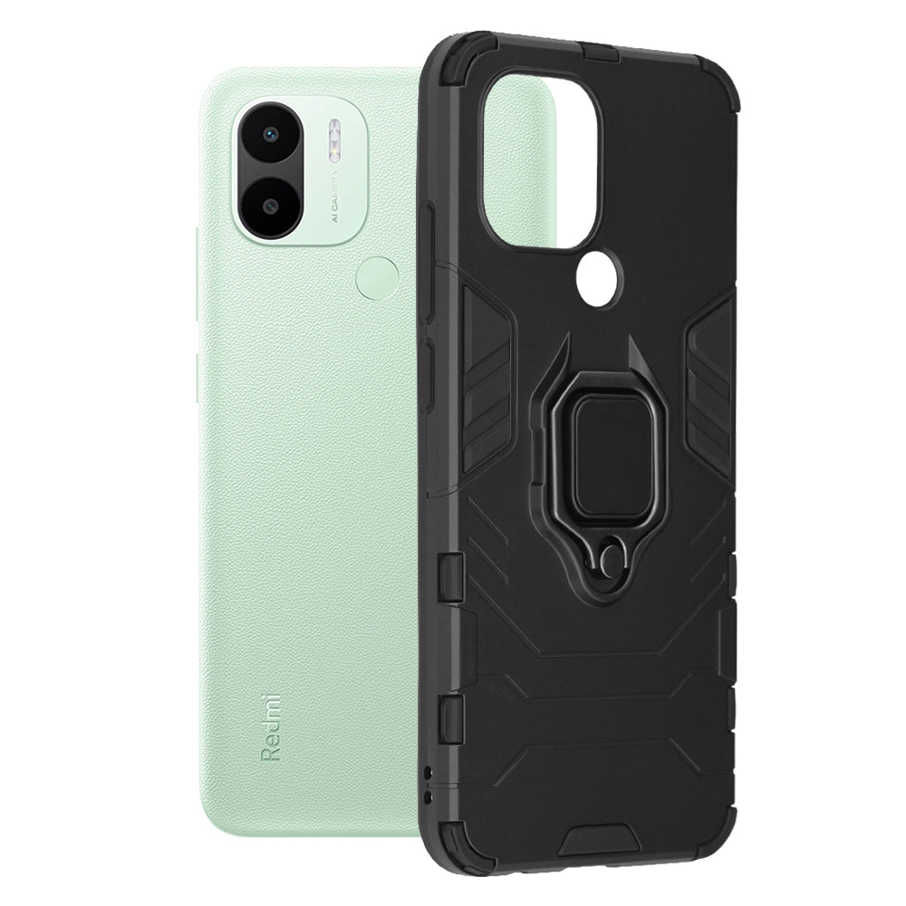 Hülle für Xiaomi Redmi A2+ / A1+, Techsuit, Shield, Schwarz
