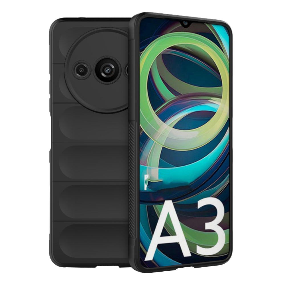 Hülle für Xiaomi Redmi A3x / A3, Techsuit, Magic Shield, Schwarz