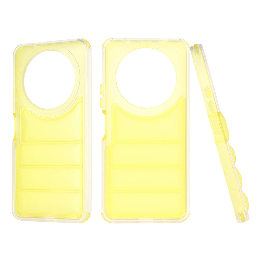 Coque pour Xiaomi Redmi A3x / A3, Techsuit, Wave Shield, Jaune