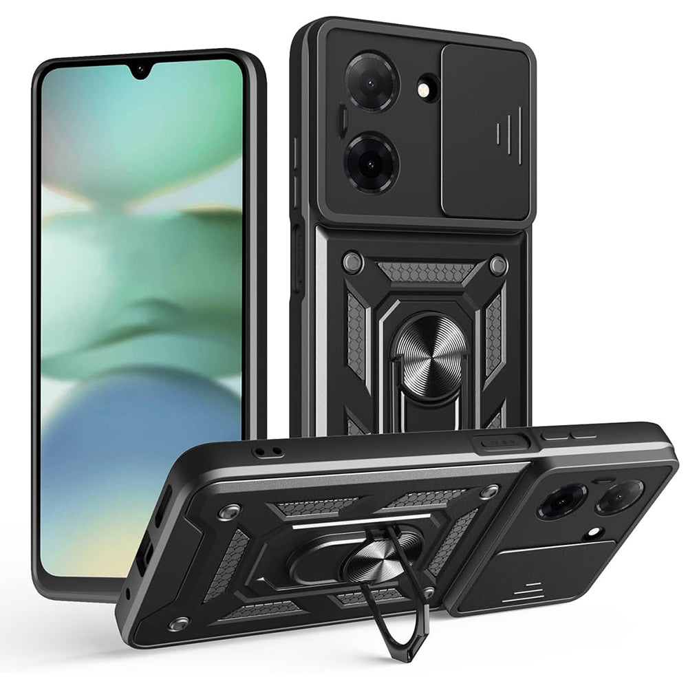 Hülle für Xiaomi Redmi A5 4G (Regional), Techsuit, CamShield, Schwarz
