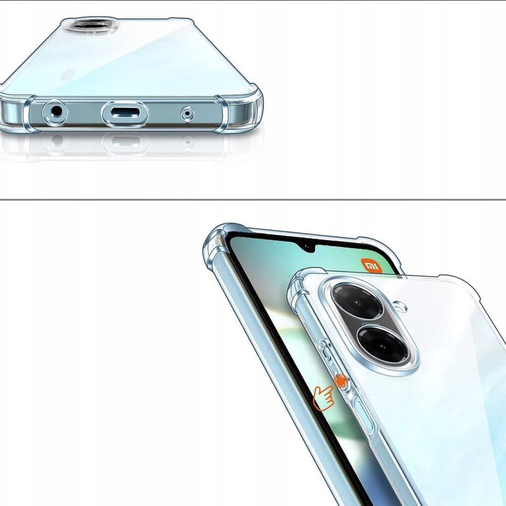 Hülle für Xiaomi Redmi A5 4G (Standard), Techsuit, stoßfest klar, transparent
