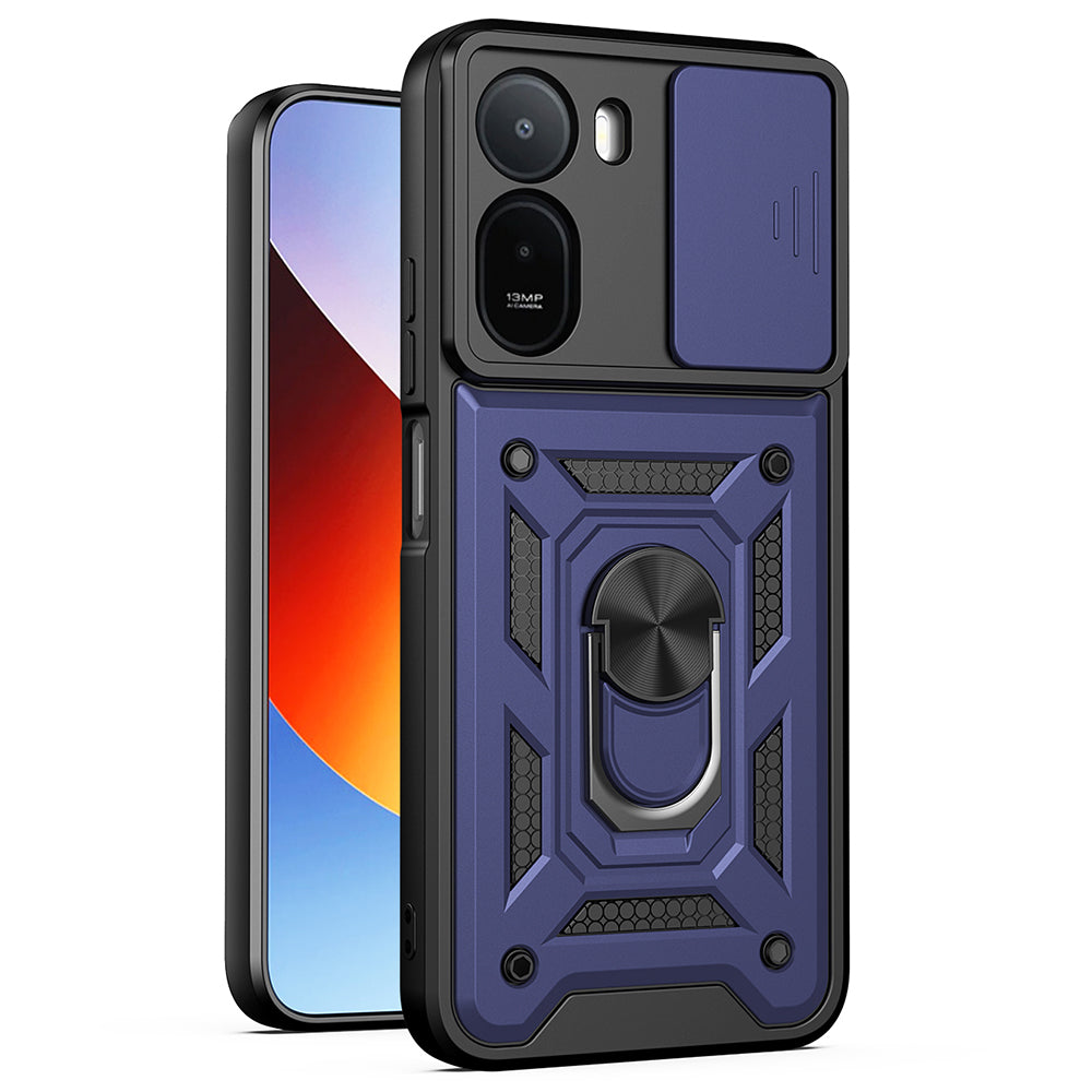 Hülle für Xiaomi Redmi A7 Pro 4G, Techsuit, CamShield, Blau