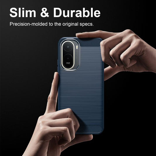 Coque pour Xiaomi Redmi A7 Pro 4G, Techsuit, Carbone, Bleue