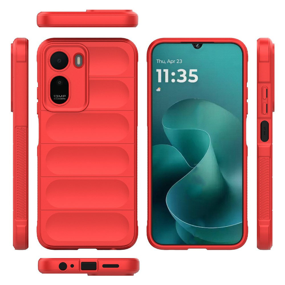Coque pour Xiaomi Redmi A7 Pro 4G, Techsuit, Magic Shield, Rouge