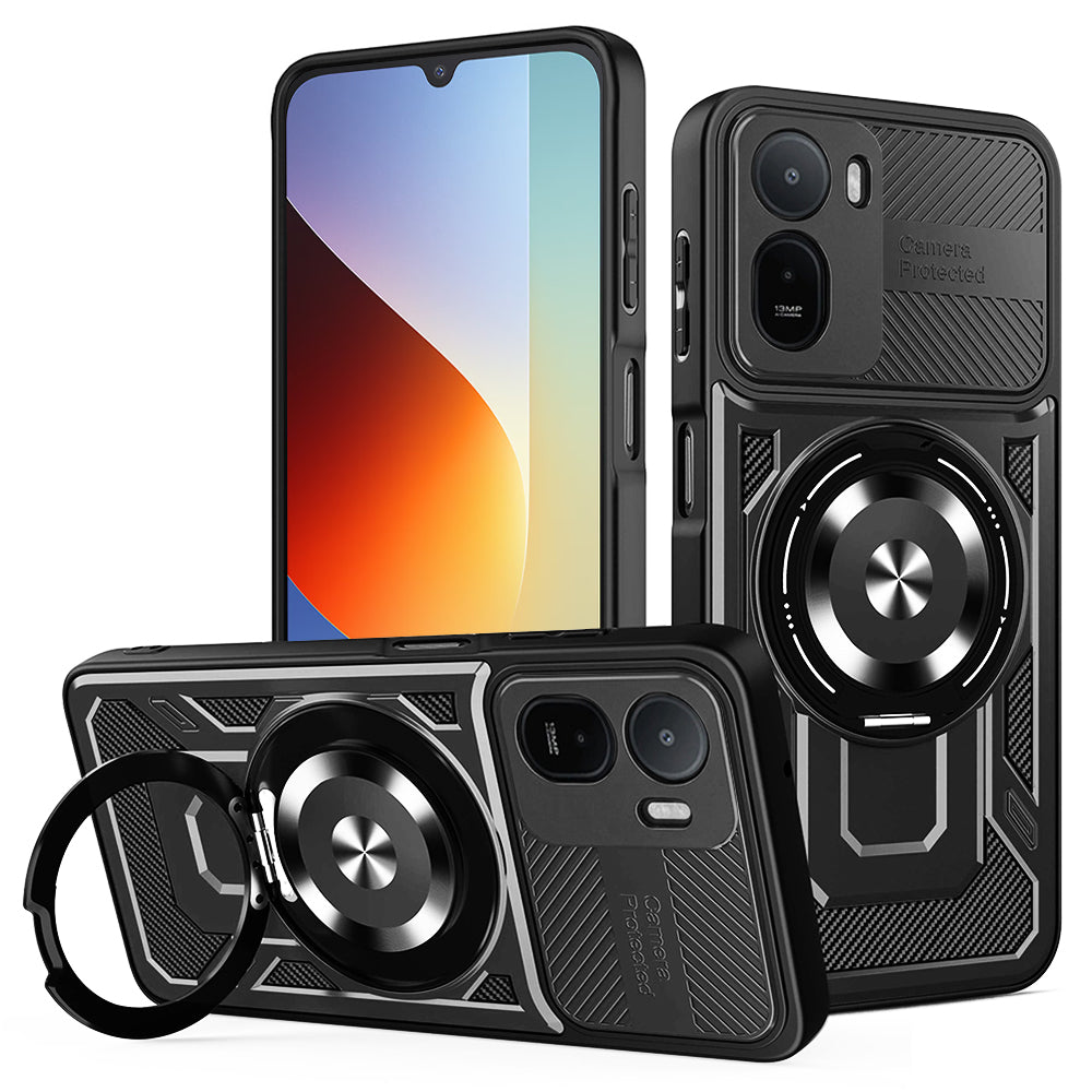 Coque pour Xiaomi Redmi A7 Pro 4G, Techsuit, RuggedCam, Noire