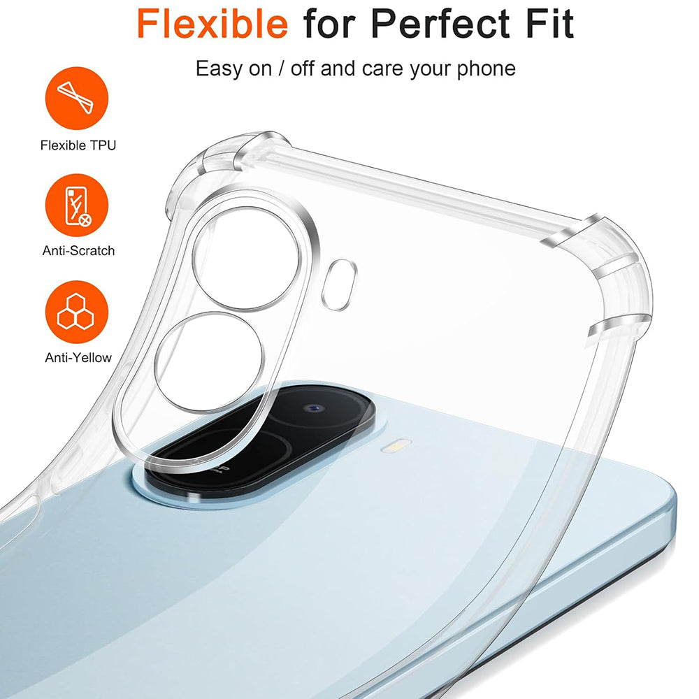 Étui pour Xiaomi Redmi A7 Pro 4G, Techsuit, Shockproof Clear, Transparent