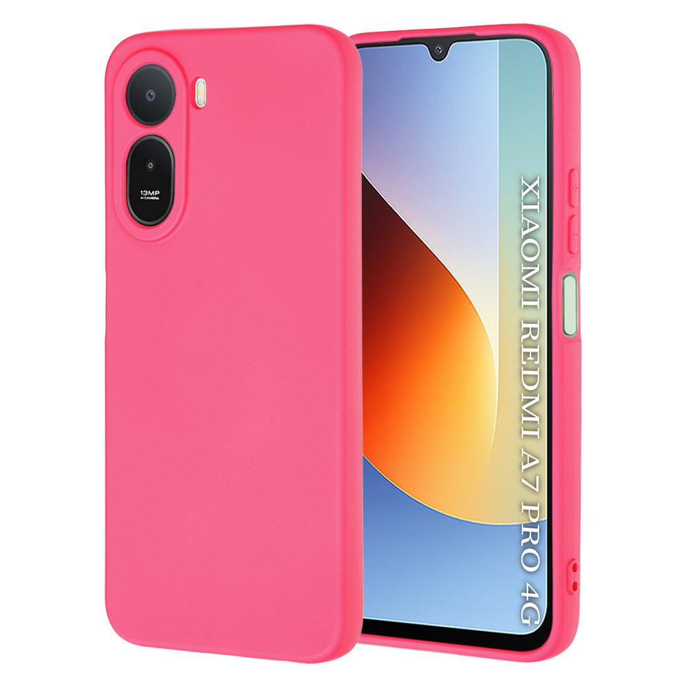 Case for Xiaomi Redmi A7 Pro 4G, Techsuit, SoftFlex, Dark Pink