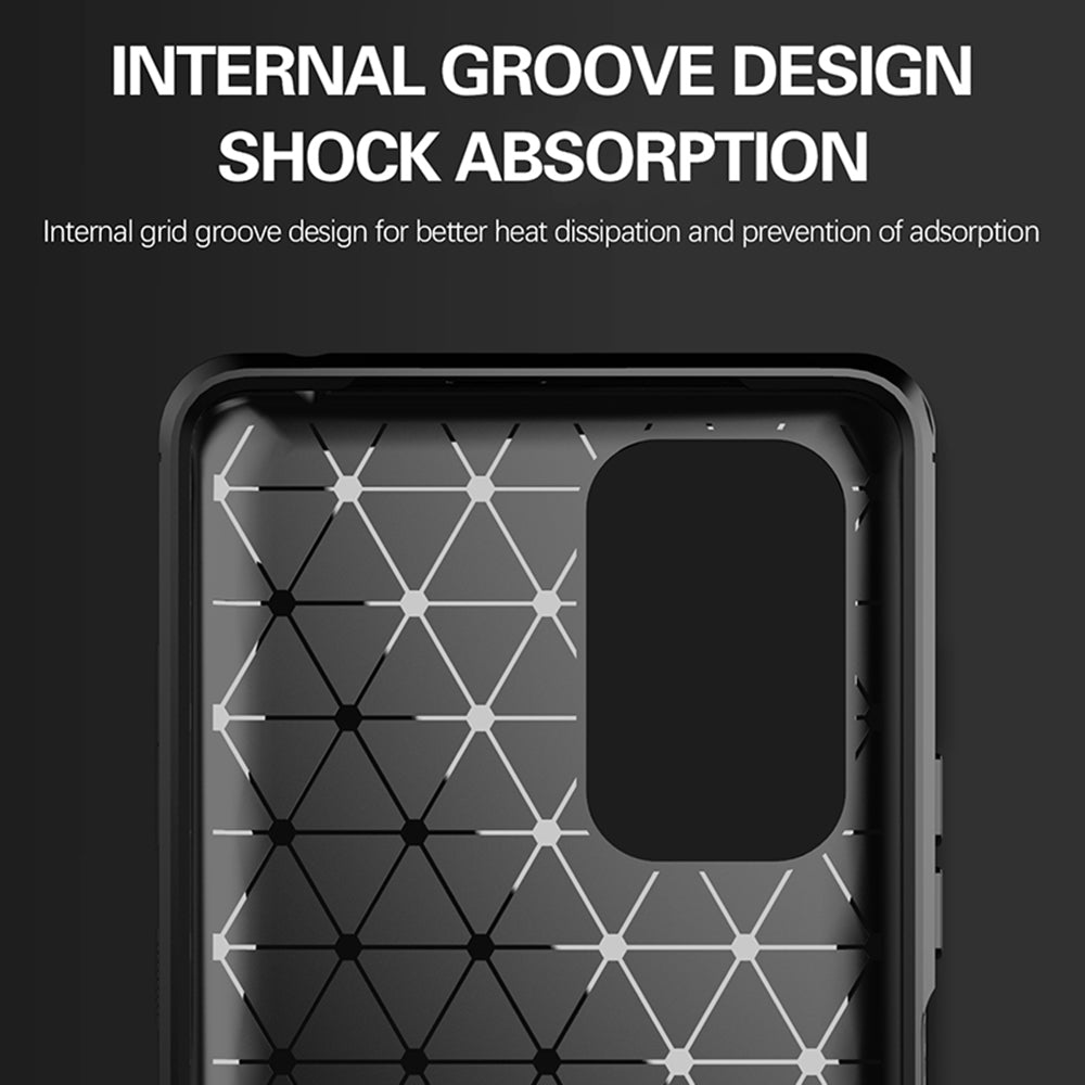 Coque pour Xiaomi Redmi Note 10 Pro Max / Note 10 Pro, Techsuit, Carbone, Noire