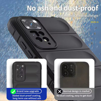 Hülle für Xiaomi Redmi Note 11S / Note 11, Techsuit, Magic Shield, Schwarz
