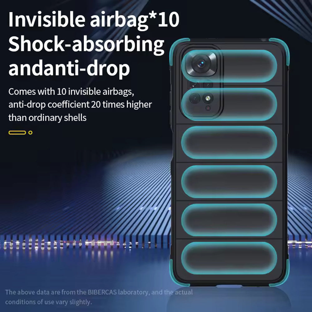 Hülle für Xiaomi Redmi Note 11S / Note 11, Techsuit, Magic Shield, Schwarz