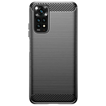 Coque pour Xiaomi Redmi Note 12 Pro 4G / Note 11 Pro 5G / Note 11 Pro, Techsuit, Carbone, Noire