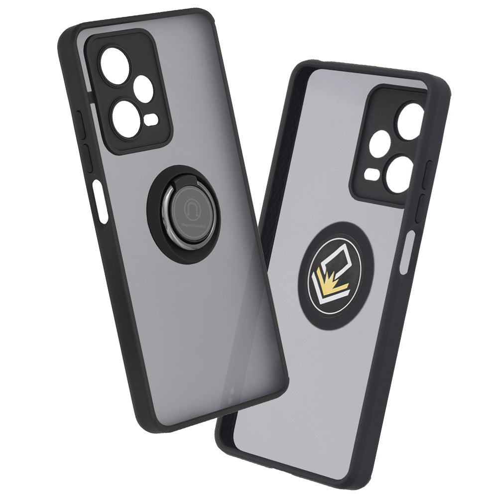 Hülle für Xiaomi Redmi Note 12 Pro 5G, Techsuit, Glinth, Schwarz