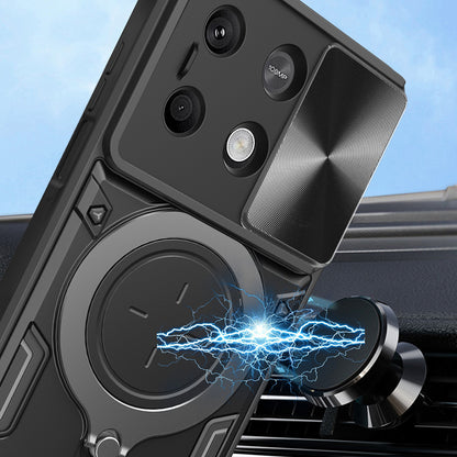 Hülle für Xiaomi Redmi Note 13 4G, Techsuit, CamGuard Pro, Schwarz
