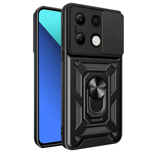 Case for Xiaomi Redmi Note 13 4G, Techsuit, CamShield, Black