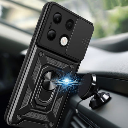 Case for Xiaomi Redmi Note 13 4G, Techsuit, CamShield, Black
