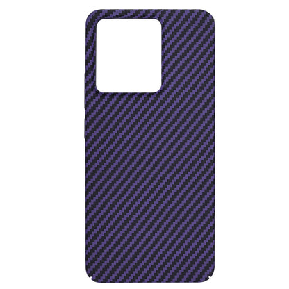 Hülle für Xiaomi Redmi Note 13 4G, Techsuit, Carbonite FiberShell, Lila