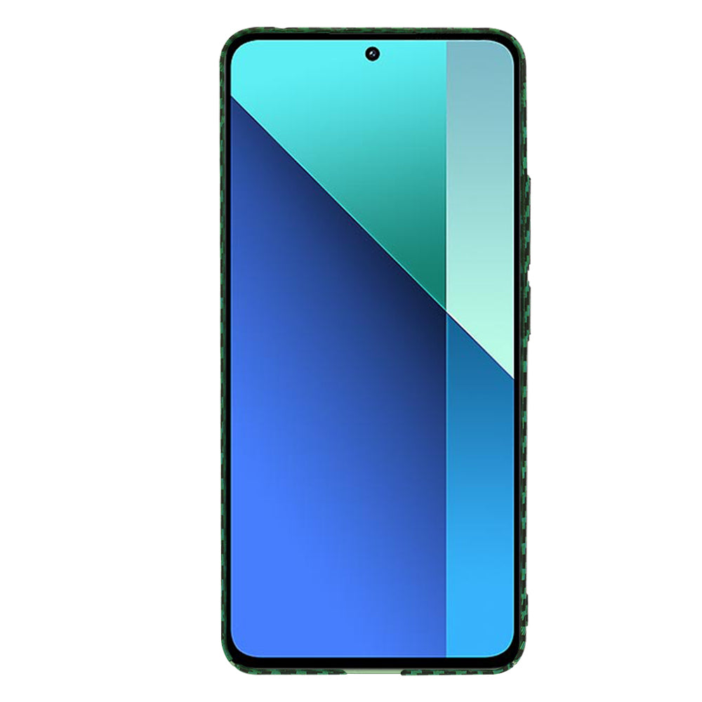Hülle für Xiaomi Redmi Note 13 4G, Techsuit, Carbonite FiberShell, Grün