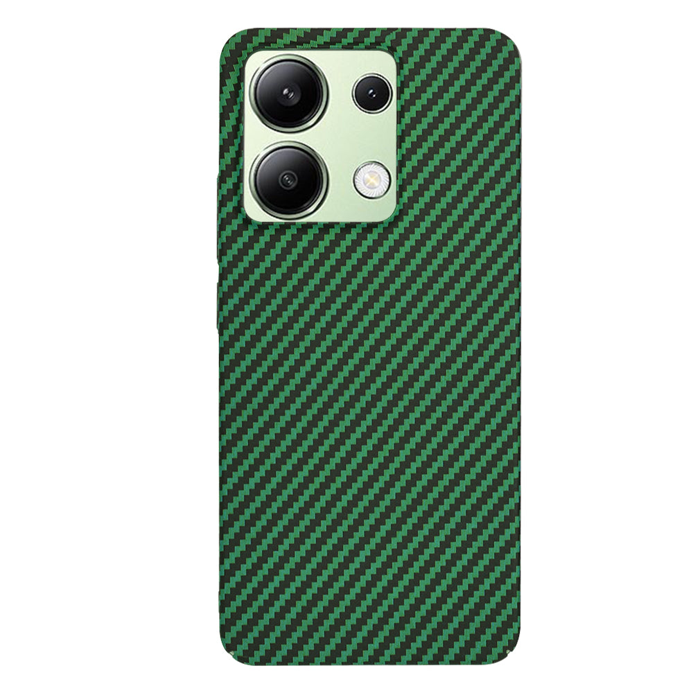 Hülle für Xiaomi Redmi Note 13 4G, Techsuit, Carbonite FiberShell, Grün