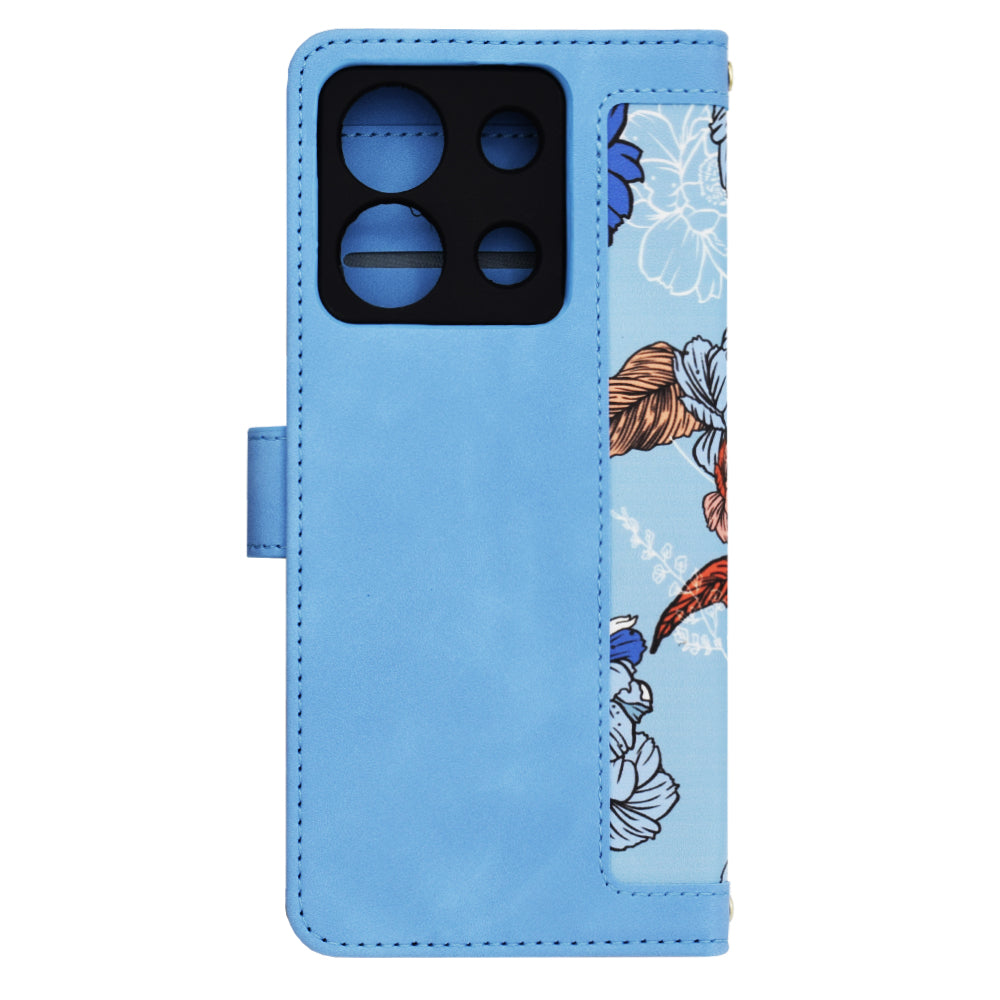 Hülle für Xiaomi Redmi Note 13 5G, Techsuit, FlipCraft, Blau