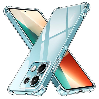 Case for Xiaomi Redmi Note 13 5G, Techsuit, Shockproof Clear, Transparent