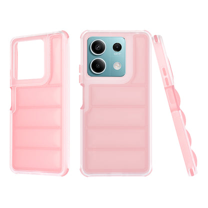 Coque pour Xiaomi Redmi Note 13 5G, Techsuit, Wave Shield, Rose