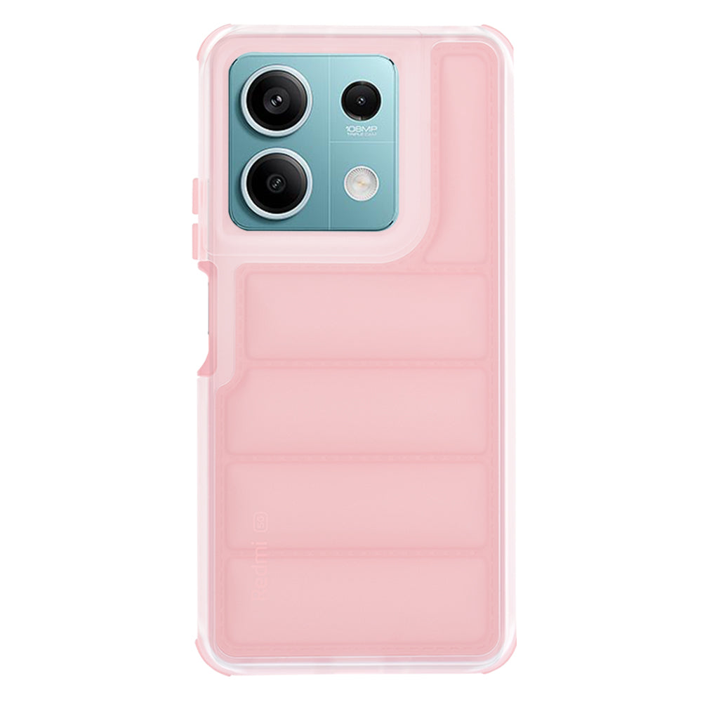 Coque pour Xiaomi Redmi Note 13 5G, Techsuit, Wave Shield, Rose