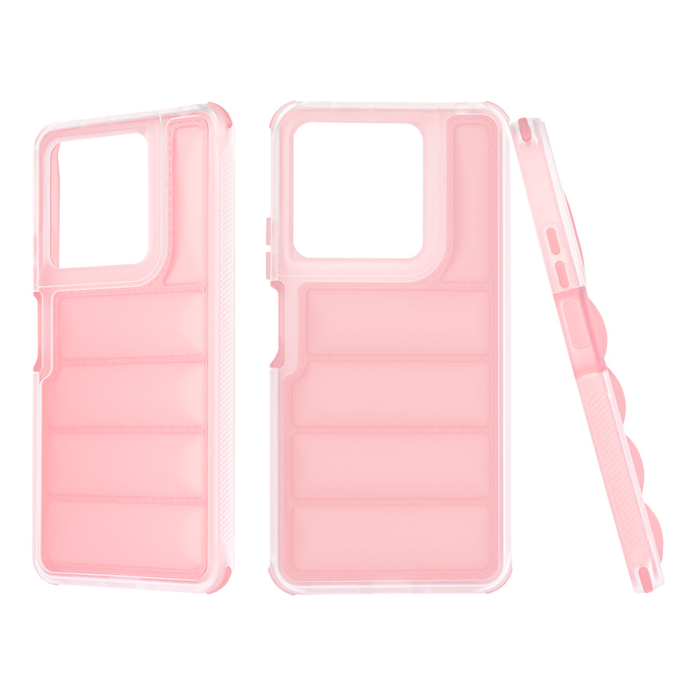 Coque pour Xiaomi Redmi Note 13 5G, Techsuit, Wave Shield, Rose