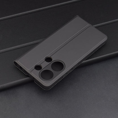 Coque pour Xiaomi Redmi Note 13 Pro 4G / Poco M6 Pro 4G, Techsuit, Magskin Book, Noire
