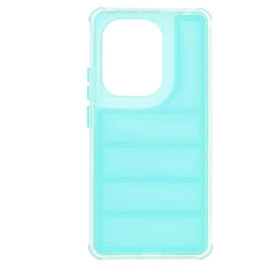 Coque pour Xiaomi Redmi Note 13 Pro 4G / Poco M6 Pro 4G, Techsuit, Wave Shield, Turquoise